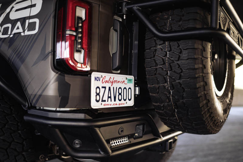 DV8 Offroad 21-23 Ford Bronco Rear License Plate Relocation Bracket DV8 Offroad License Plate Relocation AXOPROS
