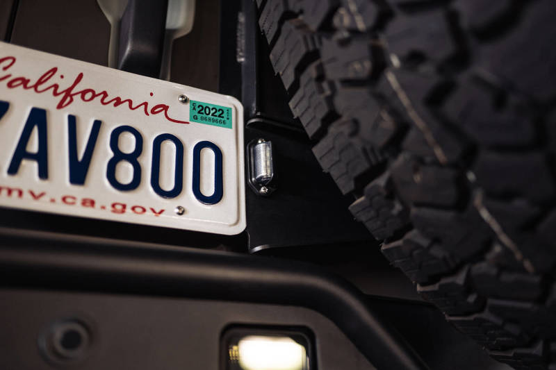 DV8 Offroad 21-23 Ford Bronco Rear License Plate Relocation Bracket DV8 Offroad License Plate Relocation AXOPROS
