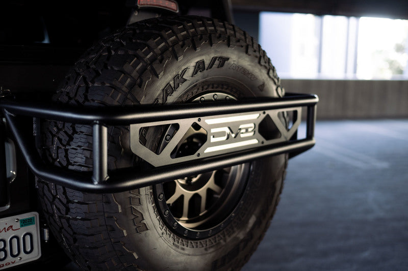 DV8 Offroad 21-23 Ford Bronco Spare Tire Guard & Accessory Mount DV8 Offroad Hitch Receivers  AXOPROS
