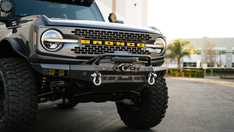 DV8 Offroad 21-23 Ford Bronco Spec Series Front Bumper DV8 Offroad Bumpers - Steel AXOPROS