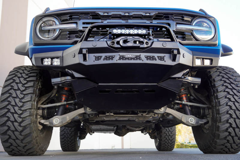 DV8 Offroad 21-23 Ford Bronco Spec Series Front Bumper DV8 Offroad Bumpers - Steel AXOPROS