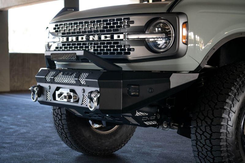 DV8 Offroad Bull Bar Add-On For DV8 Ford Bronco Bumpers - Fits 13in Elite Series Light Bar DV8 Offroad Bumpers - Steel  AXOPROS