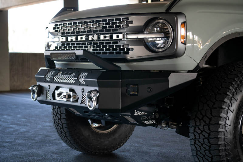 DV8 Offroad Bull Bar Add-On For DV8 Ford Bronco Bumpers - Fits 13in Elite Series Light Bar DV8 Offroad Bumpers - Steel  AXOPROS