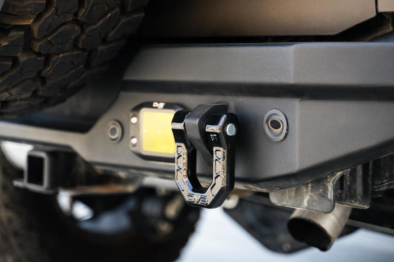 DV8 Offroad Elite Series D-Ring Shackles - Pair (Black) DV8 Offroad Bumper Accessories AXOPROS