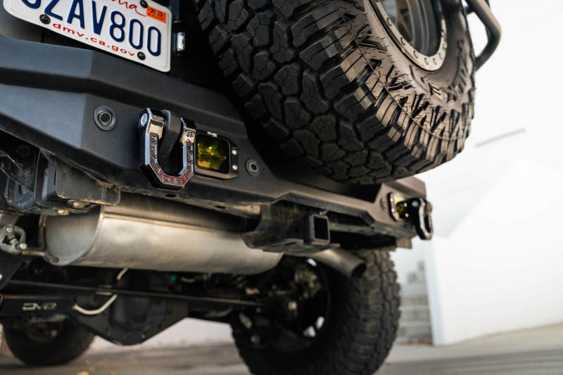 DV8 Offroad Elite Series D-Ring Shackles - Pair (Black) DV8 Offroad Bumper Accessories AXOPROS