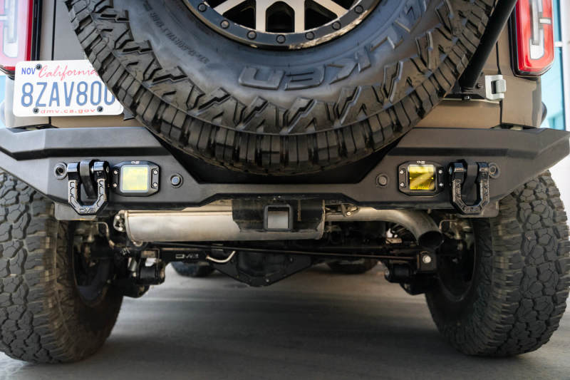 DV8 Offroad Elite Series D-Ring Shackles - Pair (Black) DV8 Offroad Bumper Accessories AXOPROS