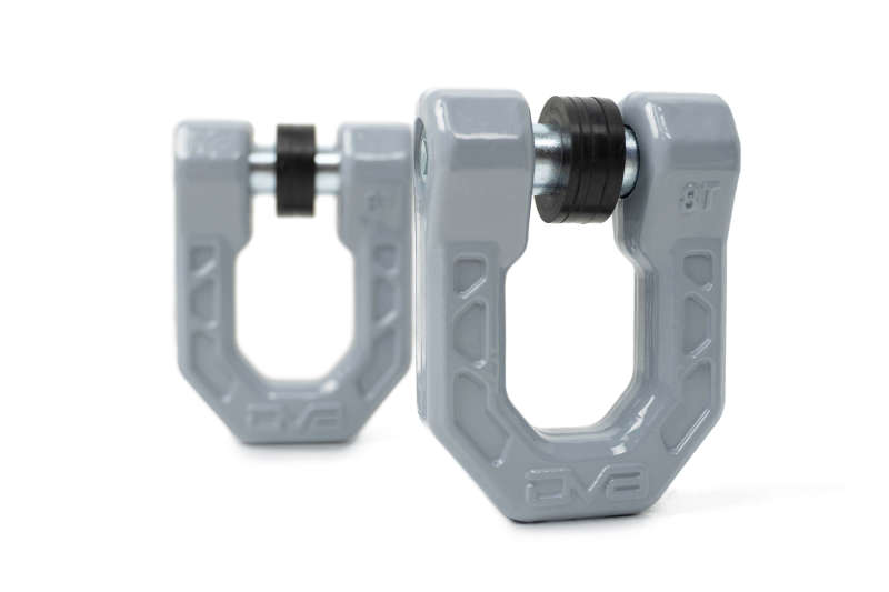 DV8 Offroad Elite Series D-Ring Shackles - Pair (Gray) DV8 Offroad Bumper Accessories AXOPROS