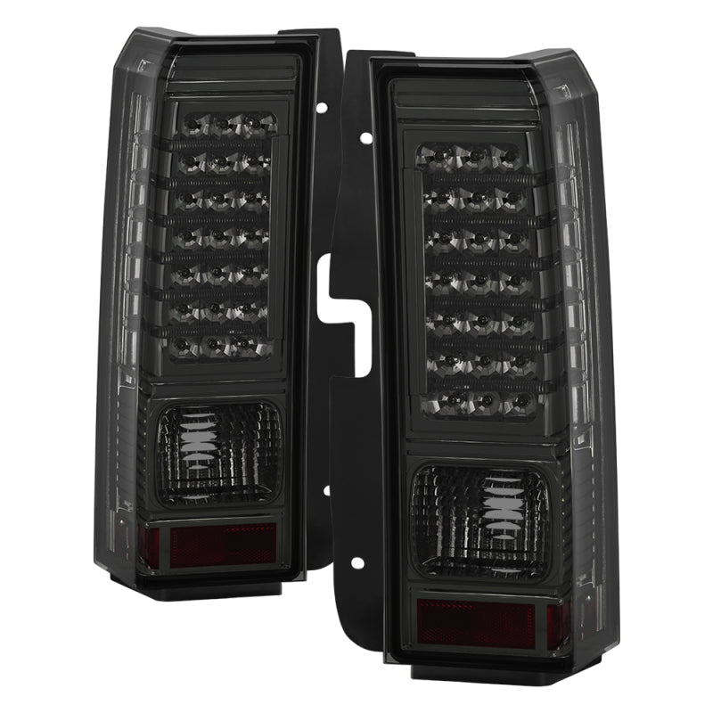 Xtune Hummer H3 06-09 ( Non H3T ) LED Tail Lights Smoke ALT-ON-HH306-LED-SM SPYDER Tail Lights  AXOPROS