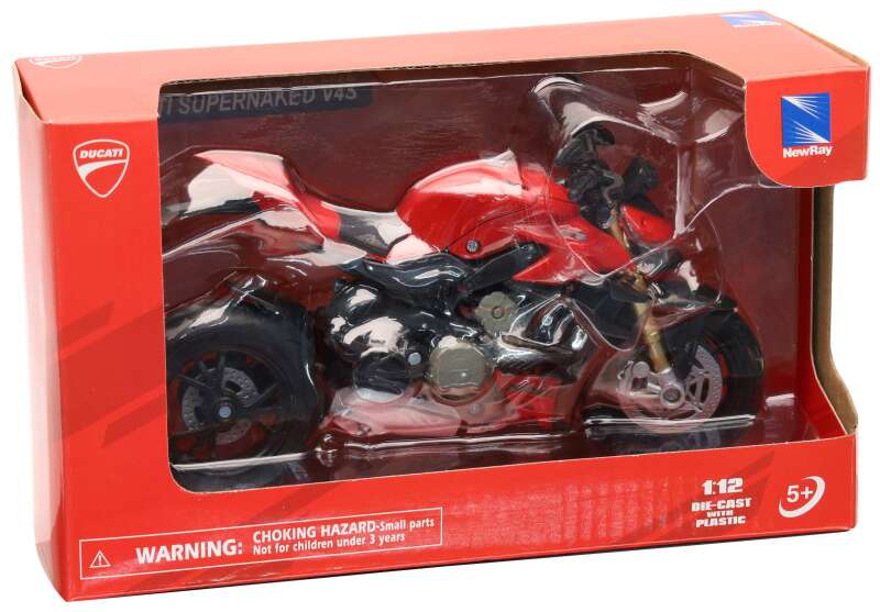 New Ray Toys Ducati Street Fighter V4 Red Scale 1:12 New Ray Toys Toys AXOPROS