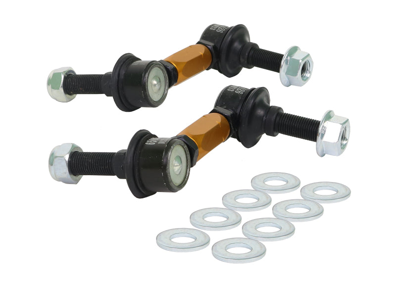 Whiteline 03+ Nissan 350z Z33 / 07-08 Infiniti G35 (Exc AWD) Fr Swaybar-Link Assy HD Adj Steel Ball Whiteline Sway Bar Endlinks  AXOPROS