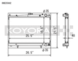 Koyo 94-98 Nissan Skyline GT-R/GT-S 2.6L Turbo Radiator Koyo Radiators  AXOPROS