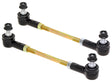 RockJock Adjustable Sway Bar End Link Kit 8 1/2in Long Rods w/ Sealed Rod Ends and Jam Nuts pair RockJock Sway Bar Endlinks  AXOPROS