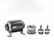 DeatschWerks Stainless Steel 5/16in 10 Micron Universal Inline Fuel Filter Housing Kit (70mm) DeatschWerks Fuel Filters  AXOPROS