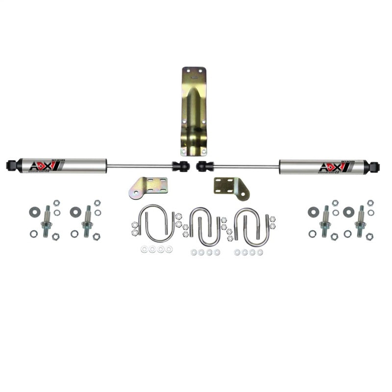 Skyjacker 98-02 Dodge Ram 2500/3500 ADX 2.0 Dual Stabilizer Kit w/ Polished Alum. Skyjacker Alignment Kits AXOPROS