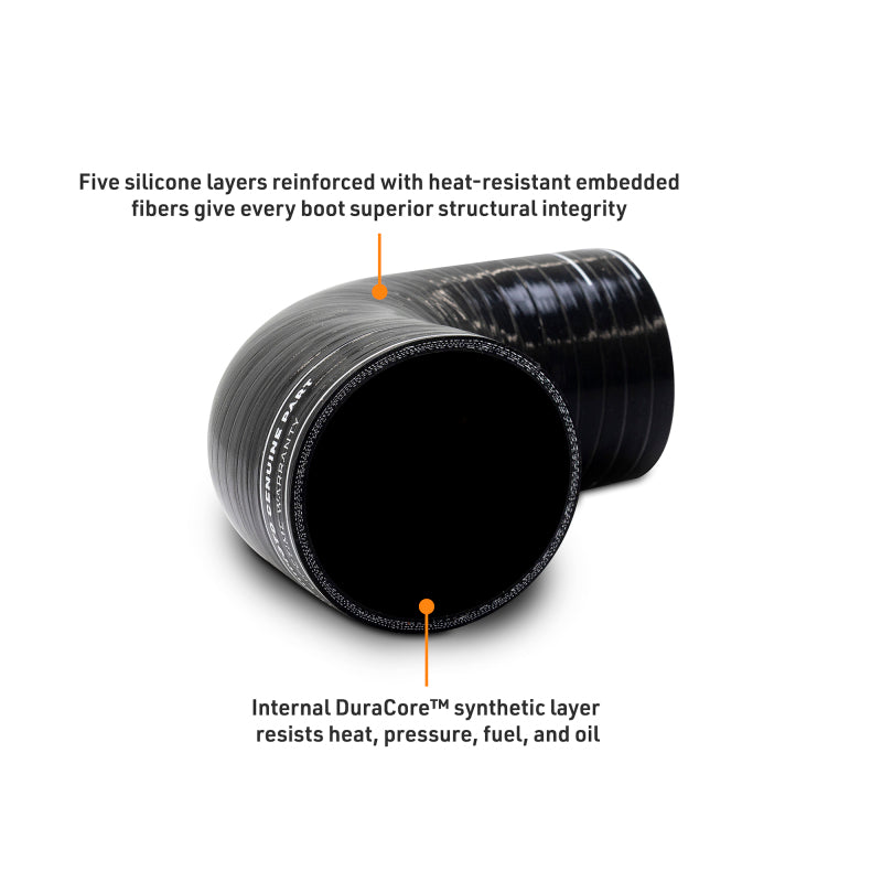 Mishimoto Mishimoto Duracore 4in 90 Degree Coupler Silicone Couplers & Hoses aftermarket performance part