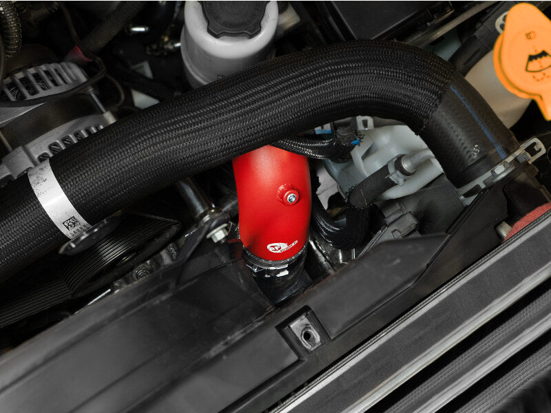aFe aFe BladeRunner 3in & 3-1/2in AL Hot and Cold Charge Pipe Kit Red RAM Diesel Trucks 25-26 L6-6.7L Intercoolers aftermarket performance part