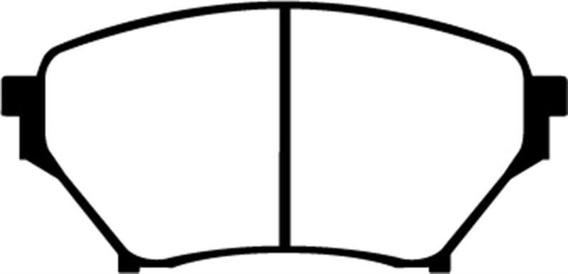 EBC 01-03 Mazda Miata MX5 1.8 (Sports Suspension) Greenstuff Front Brake Pads EBC Brake Pads - Performance AXOPROS