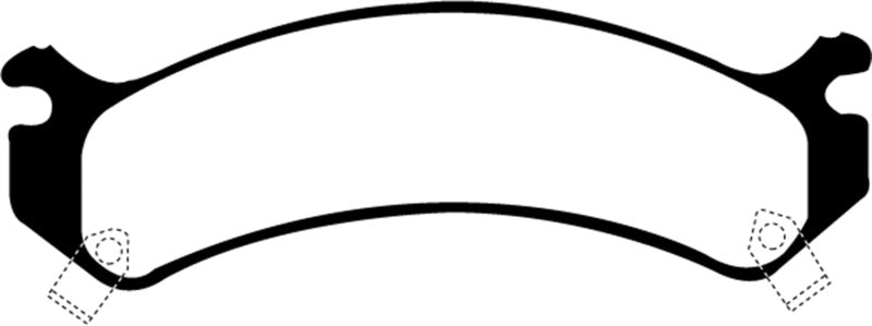 EBC 01-05 Cadillac Deville 4.6 HD Yellowstuff Front Brake Pads EBC Brake Pads - Performance AXOPROS