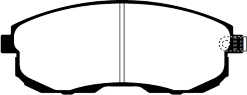 EBC 02-03 Infiniti G20 2.0 Yellowstuff Front Brake Pads EBC Brake Pads - Performance AXOPROS