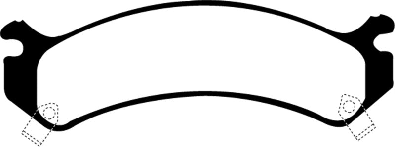EBC 02 Chevrolet Avalanche 8.1 (2500) Greenstuff Front Brake Pads EBC Brake Pads - Performance AXOPROS