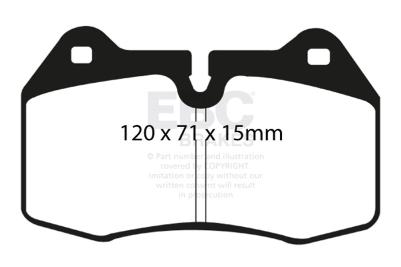 EBC 03-04 Infiniti G35 3.5 (Manual) (Brembo) Redstuff Front Brake Pads EBC Brake Pads - Performance AXOPROS
