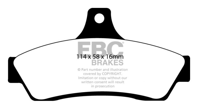 EBC 03-04 Pontiac GTO 5.7 (Solid Rear Rotors) Redstuff Rear Brake Pads EBC Brake Pads - Performance AXOPROS