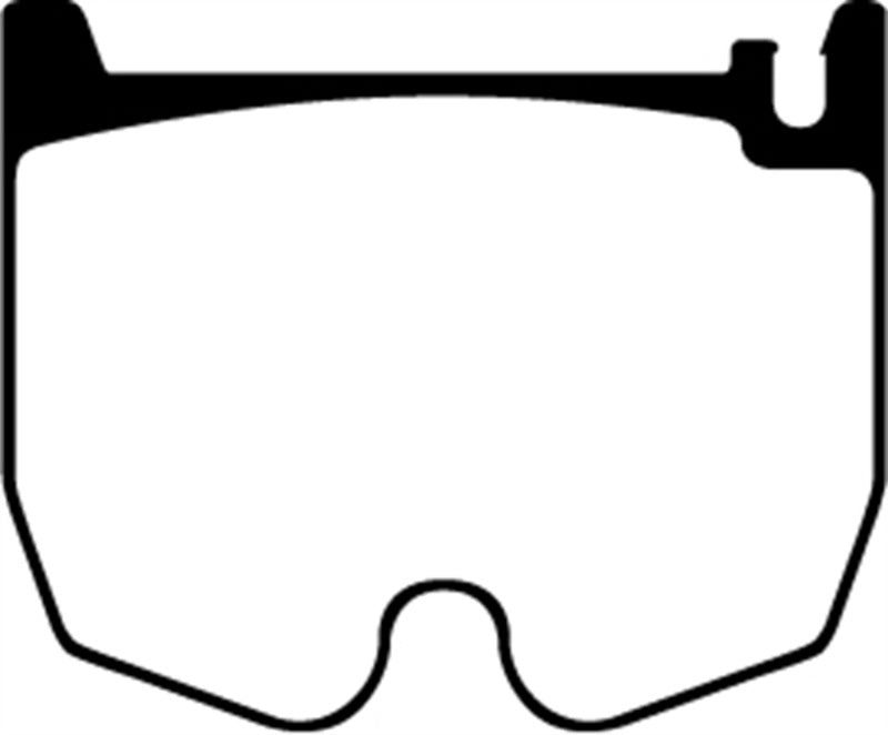 EBC 03-06 Mercedes-Benz CL55 AMG 5.4 Supercharged Redstuff Front Brake Pads EBC Brake Pads - Performance AXOPROS