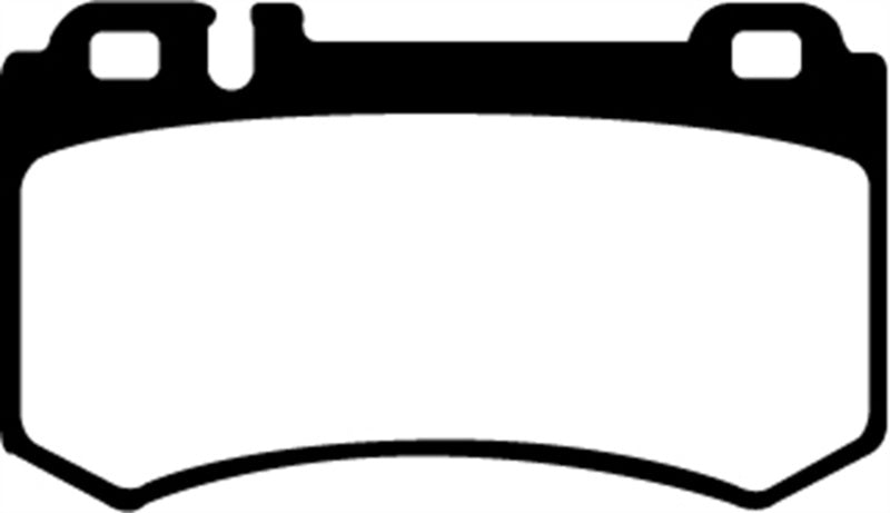 EBC 03-06 Mercedes-Benz CL55 AMG 5.4 Supercharged Redstuff Rear Brake Pads EBC Brake Pads - Performance AXOPROS