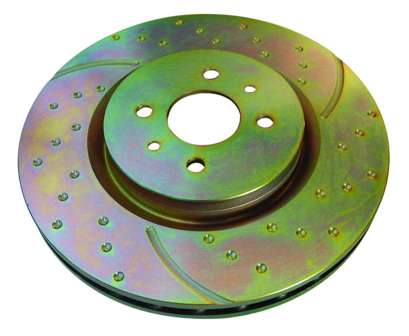 EBC 04-06 Saab 9-2X 2.5L / 95-01 Subaru Impreza 2.2L (Excl WRX Models) GD Sport Front Rotors EBC Brake Rotors - Slot & Drilled AXOPROS