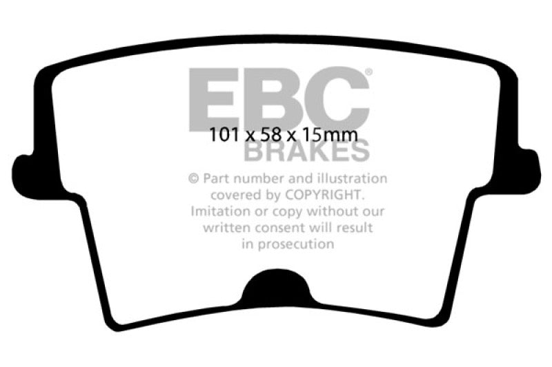 EBC 05-10 Chrysler 300C 5.7 Yellowstuff Rear Brake Pads EBC Brake Pads - Performance AXOPROS