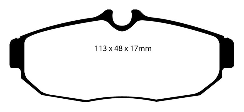 EBC 05-10 Ford Mustang 4.0 Bluestuff Rear Brake Pads EBC Brake Pads - Racing AXOPROS