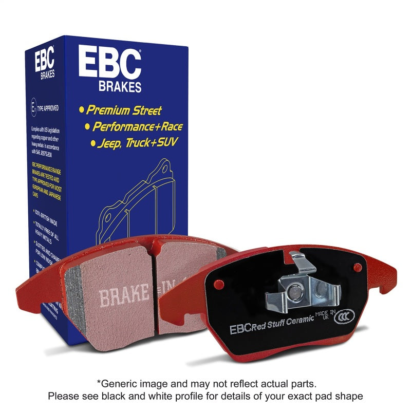 EBC 06-11 Saab 9-3 2.0 Turbo (Aero) Redstuff Front Brake Pads EBC Brake Pads - Performance AXOPROS