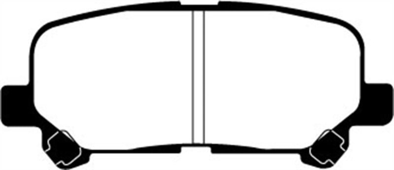 EBC 07-13 Acura MDX 3.7 Greenstuff Rear Brake Pads (For 12.6in. Rotors) EBC Brake Pads - Performance AXOPROS