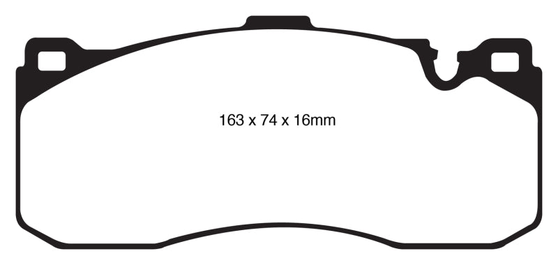 EBC 08-10 BMW 135 3.0 Twin Turbo Redstuff Front Brake Pads EBC Brake Pads - Performance AXOPROS