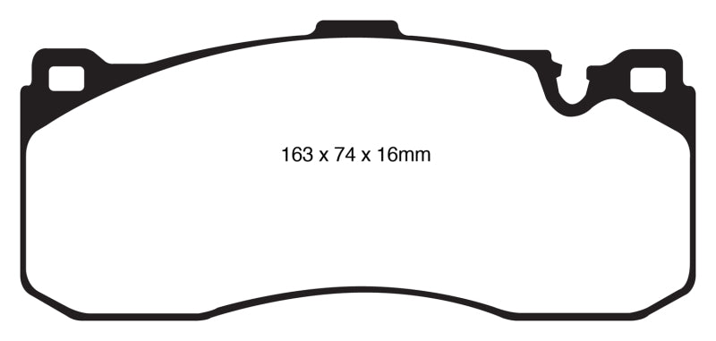 EBC 08-10 BMW 135 3.0 Twin Turbo Redstuff Front Brake Pads EBC Brake Pads - Performance AXOPROS