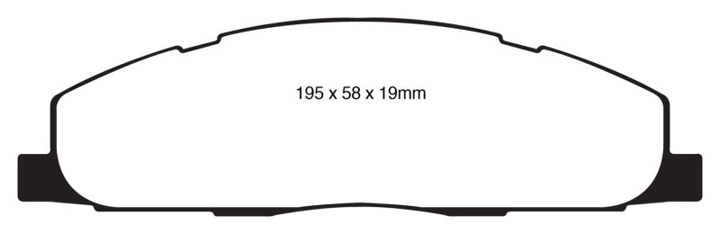 EBC 09-11 Dodge Ram 2500 Pick-up 5.7 2WD/4WD Greenstuff Rear Brake Pads EBC Brake Pads - Performance AXOPROS