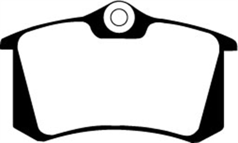 EBC 10-13 Audi A3 2.0 TD Greenstuff Rear Brake Pads EBC Brake Pads - Performance AXOPROS