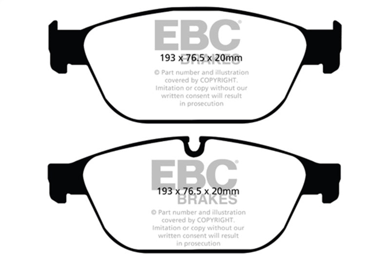 EBC 11-12 Audi A8 Quattro 3.0 Supercharged Yellowstuff Front Brake Pads EBC Brake Pads - Performance AXOPROS