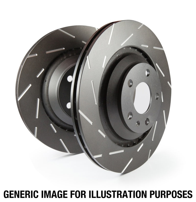 EBC 12-16 Audi A4 2.0 Turbo USR Slotted Front Rotors EBC Brake Rotors - Slotted AXOPROS