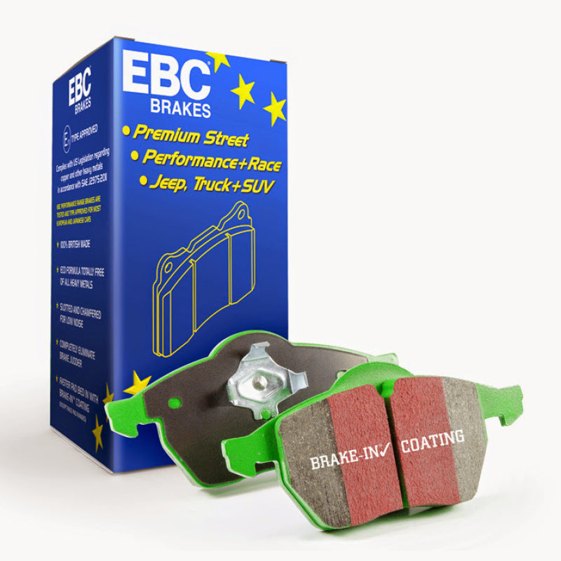 EBC 12+ Audi A6 Quattro 3.0 Supercharged Greenstuff Front Brake Pads EBC Brake Pads - Performance AXOPROS
