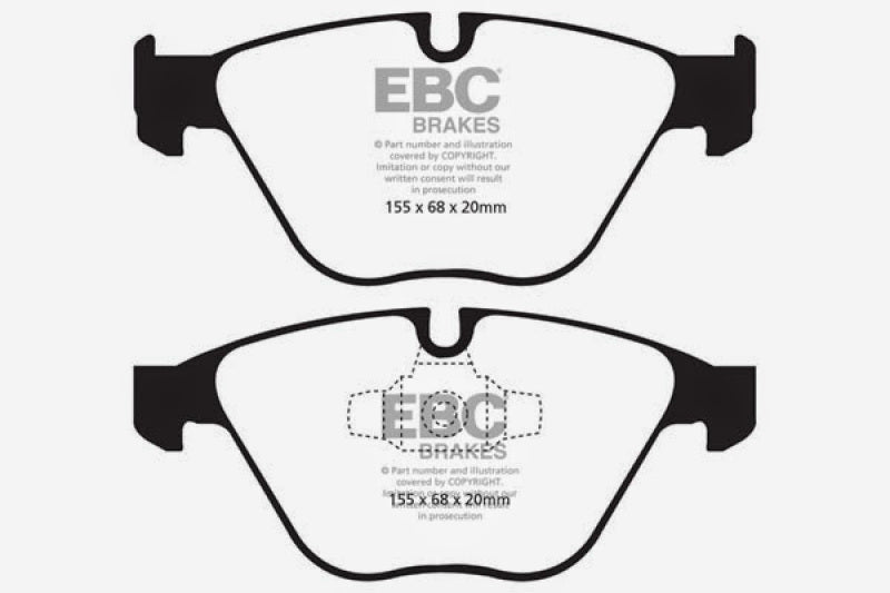 EBC 13+ BMW X1 2.0 Turbo (28i) Yellowstuff Front Brake Pads EBC Brake Pads - Performance AXOPROS