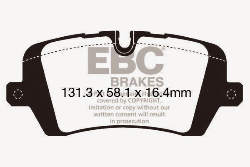 EBC 13+ Land Rover Range Rover 3.0 Supercharged Yellowstuff Rear Brake Pads EBC Brake Pads - Performance AXOPROS