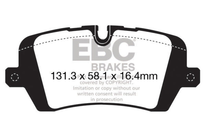 EBC 13+ Land Rover Range Rover 3.0 Supercharged Yellowstuff Rear Brake Pads EBC Brake Pads - Performance AXOPROS