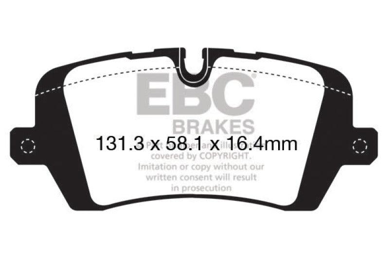 EBC 13+ Land Rover Range Rover 3.0 Supercharged Yellowstuff Rear Brake Pads EBC Brake Pads - Performance AXOPROS