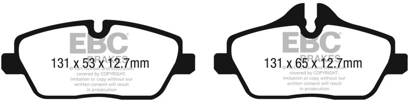 EBC 14+ BMW I3 Electric Ultimax Front Brake Pads EBC Brake Pads - OE AXOPROS