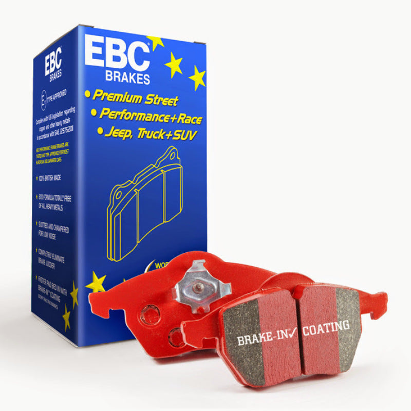 EBC 14+ Nissan Juke 1.6 Turbo Nismo RS Redstuff Front Brake Pads EBC Brake Pads - Performance AXOPROS