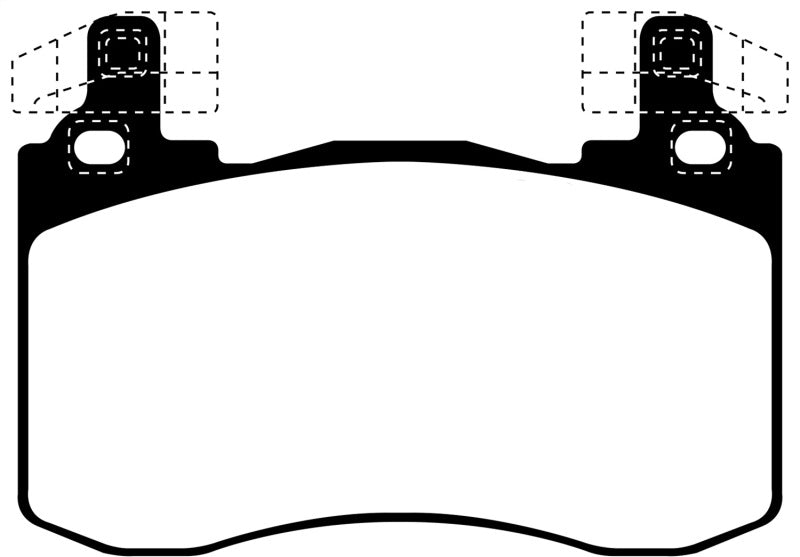 EBC 2017+ Kia Stinger 3.3L Twin Turbo Redstuff Front Brake Pads EBC Brake Pads - Performance AXOPROS