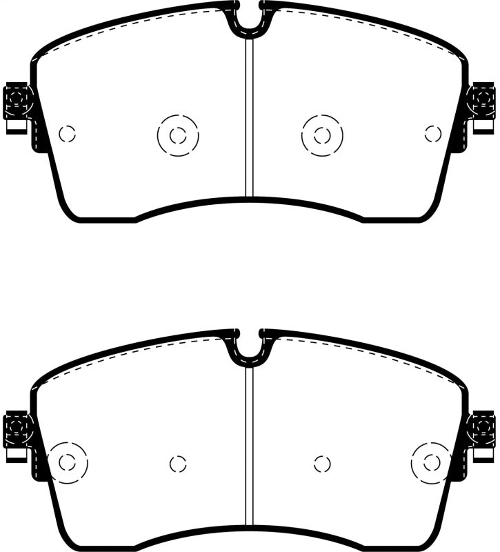 EBC 2018+ Jaguar E-Pace 2.0L Turbo (246) Yellowstuff Front Brake Pads EBC Brake Pads - Performance AXOPROS
