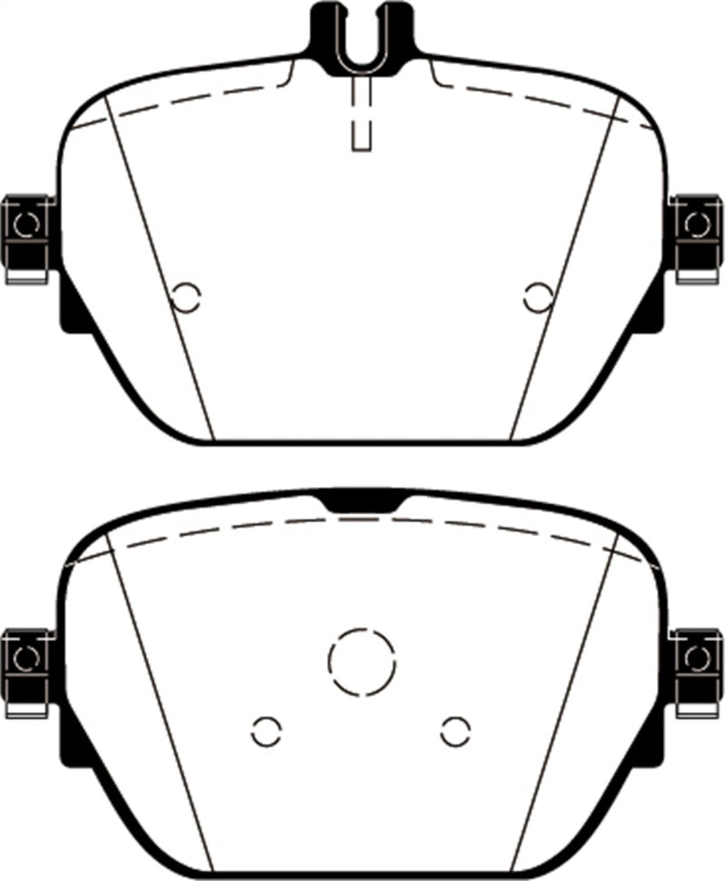 EBC 2019+ Mercedes-Benz CLS53 AMG (C257) 3.0L Turbo Redstuff Rear Brake Pads EBC Brake Pads - Performance AXOPROS