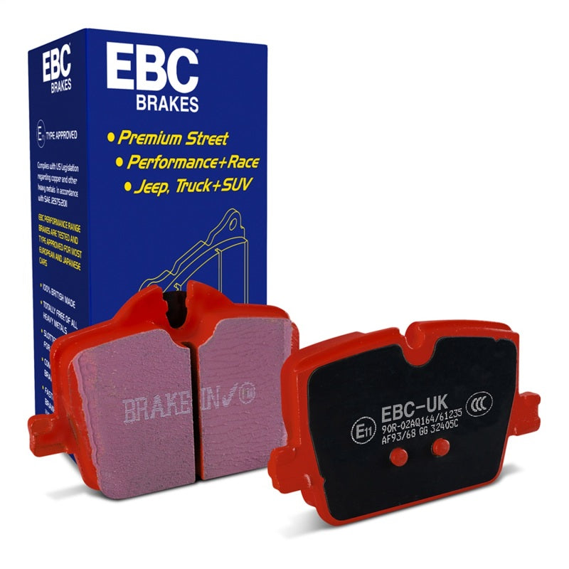 EBC 2019+ Toyota GR Supra (w/13in Rear Rotor) Redstuff Rear Brake Pads EBC Brake Pads - Performance AXOPROS